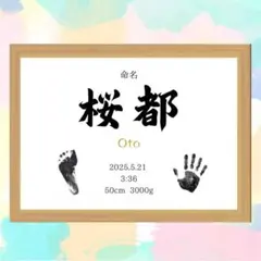 【No.1】命名書　オーダー　横　b