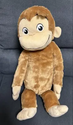 おさるのジョージぬいぐるみ おすわり にっこり