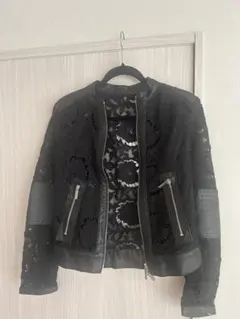レースライダースジャケット ブラック