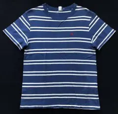 ラディアル ボーダー Tシャツ デビル ワンポイント ストリート ルードのサムネイル
