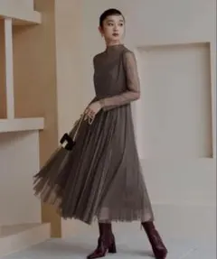 ap【美品】ルイルエブティック ワンピース ドレス 結婚式 オケージョン