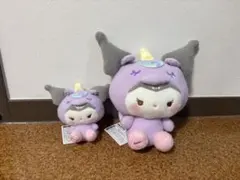 쿠로미 ミルキーボア ユニコーン ぬいぐるみ 마스코트 2점 세트