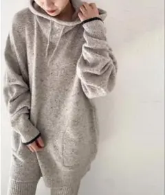 goatessence SUMMER KNIT HOODIE size2 - メルカリ