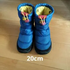 キッズダウンブーツ 青