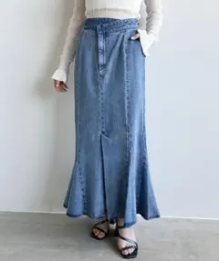 デニムマーメイドスカート