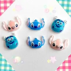 スティッチなど　ネイルパーツ　3d