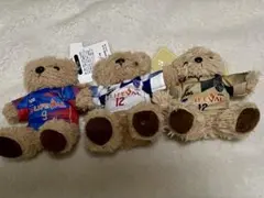 FC東京　ユニフォームベアキーチェーン　2018年、3個