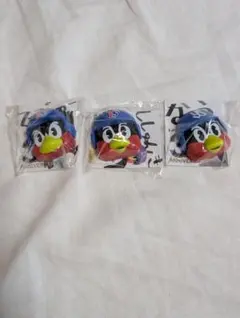 東京ヤクルトスワローズ つば九郎 フェイスマグネット 3個セット