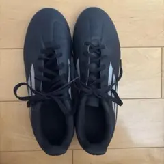 サッカー用シューズ adidas ブラック　24.5センチ