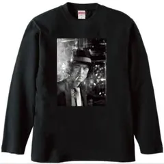 【新品】松田優作 ロングtシャツ　おもしろTシャツ　メンズ　レディース　ブラック