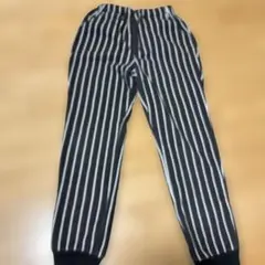 150サイズ　ストライプ あったかパンツ　長ズボン 150cm裏起毛