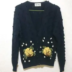 90年代 ピンクハウス PINK HOUSE 花柄ニットカーディガン