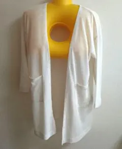 春夏＊しまむら＊大きいサイズ＊3L＊リネン混＊ ロング カーディガン＊羽織りのサムネイル