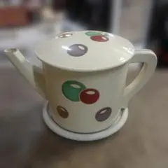 9755）片口水次 つぼつぼ絵／水指 茶道具 水注 9755）片口水次 つぼつぼ絵／水指 茶道具 水注 - メルカリ