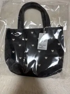 フェイラー♡ラブラリーハートバッグ　ショルダーストラップ付き　グレー