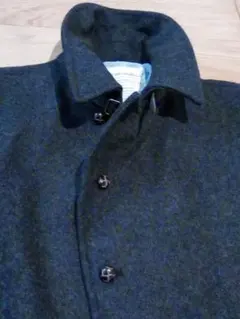 ハーフコート ダークグレー WHO'S WHO 80%WOOL Ｌサイズ未使用のサムネイル
