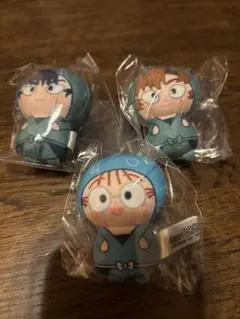 忍たま乱太郎　プチぬいぐるみ　猪名寺乱太郎　善法寺伊作　食満留三郎