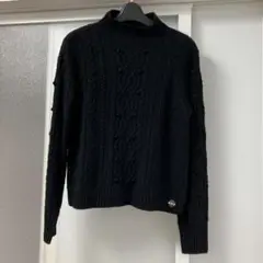 タイムセール‼️美品‼️インゲボルグ ケーブル編みタートルネックセーター