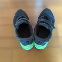 瞬足 3E　24cm 黒✕グリーン