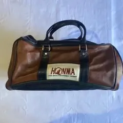90s OLD HONMA Golf Bag Boston Bag Leather