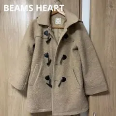 ベージュ ダッフルコート フード付き
