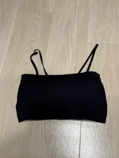 ブラック ストラップキャミソール