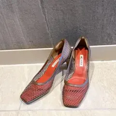 最終お値下げです◎DIANA メッシュデザイン ハイヒール