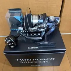 一度のみ使用　SHIMANO TWIN POWER 21 SW14000PGのサムネイル