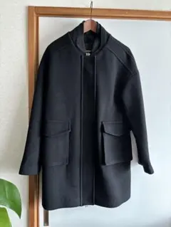 【新品】DIESEL ディーゼル 黒ウール シンプル デザインコート