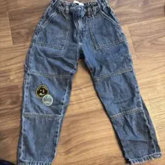 デニム パッチ付き長ズボン 5-6歳　ZARA 110 120