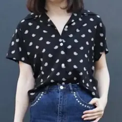 A.P.C. 半袖シャツ ブラック 38