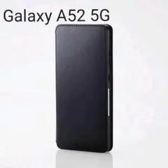 Galaxy A52 5G 用ソフトレザーケース ブラック