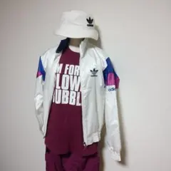 90sアディダスナイロンブルゾン、アメカジ、古着、