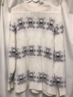 古着　くまさんニット