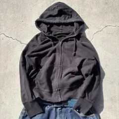 OLD UNIQLO OPIUM BLACK ZIP HOODIE Y2K