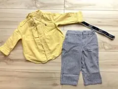 ラルフローレン　シャツ、パンツ、ベルト3点セット