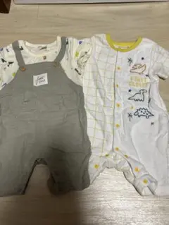 First Closet恐竜ロンパース2枚セット　80cm
