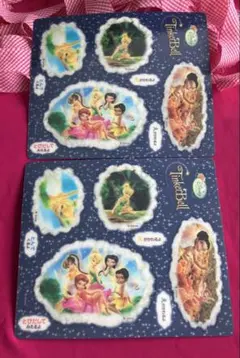 ディズニー ティンカーベル ステッカー2セット(計8枚入り)レア❣️新品未開封