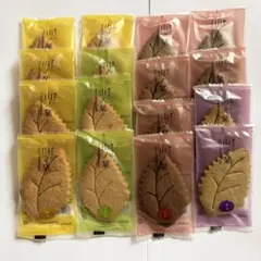 ラスト！ 恵那川上屋 山ノ栞 16枚 葉サブレ 詰め合わせ まとめ売り サブレのサムネイル