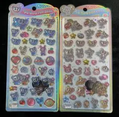 うるちゅるPOPシール ANGEL BLUE 2種 ナカムラくん ハナちゃん