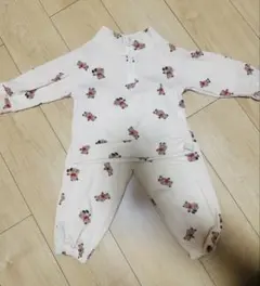 ベア柄ベビー服セットアップ 12-18M