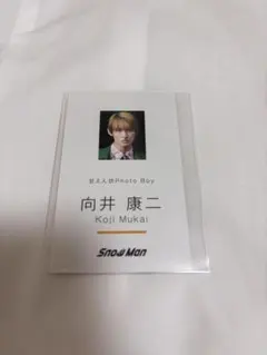 SnowMan デンホリ 特典 向井康二