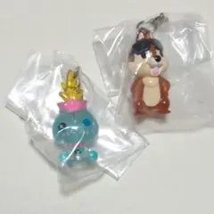 スクランプ　チップ　ディズニー ガチャ　めじるしアクセサリー サマー