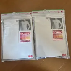 ヒートテック クルーネックT M ホワイト 2枚セット