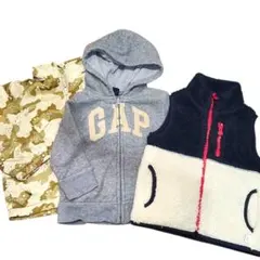 80サイズ アウターセット ベスト パーカー ジャンパー GAP 防寒パンツ