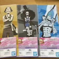 ONE PIECE クリアファイル・ステッカー3枚セット