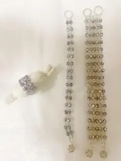 ハンドメイド　ブレスレット２種類＋指輪