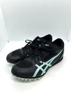 ASICS スパイクシューズ ヒートフラット12　24.5cm 黒×ミント