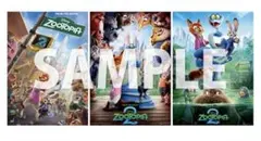 ズートピア2 DVD 特典　Amazon ポスター　ニック　ジュディ