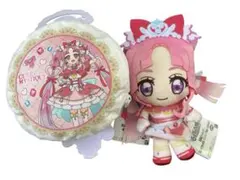 名探偵プリキュア コロっとまんまる ぬいぐるみポーチ　キュアミスティック 2点